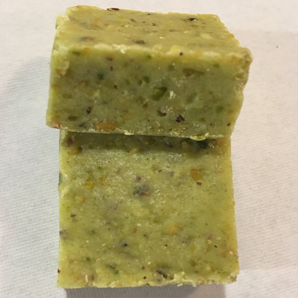 Pure Pista burfi, pistachio chocolate fudge for indian wedding